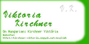 viktoria kirchner business card